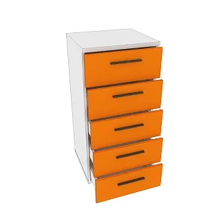 Высокий комод 5 ящиков L705