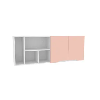 Антресоль над столом, фасады в эмали LE310 L/R