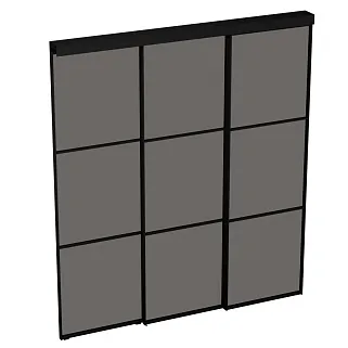 Стеклянная межкомнатная перегородка для кухни GRACE 18