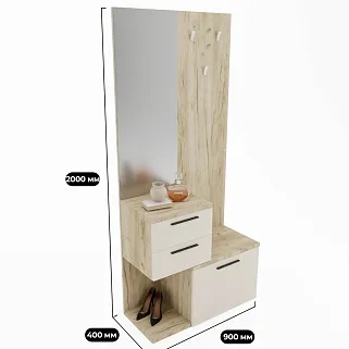 Комплекс панель с зеркалом L-1000 L/R