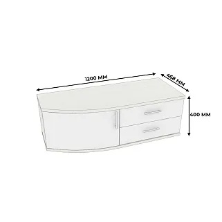 Тумба ТВ радиусная P505 L/R