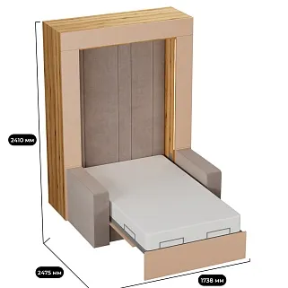 Шкаф-кровать трансформер L950-60.120, 120x200