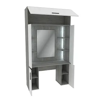 Стол туалетный с секцией и зеркалом с подсветкой  LG404.44