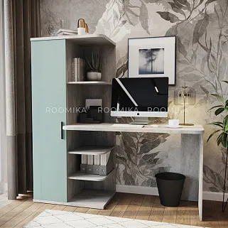 Рабочий стол со встроенным стеллажом HOF423