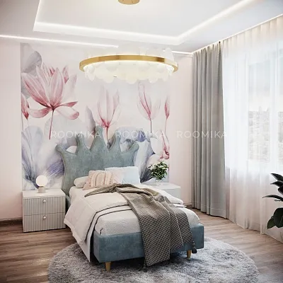 Кровать односпальная мягкая QUEEN LITE