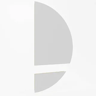 Зеркало L168 с подвесным столиком с подсветкой L/R