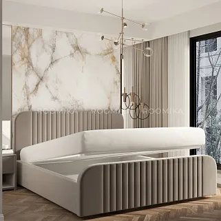 Кровать двуспальная мягкая MALTA с подъемным механизмом, 200x200