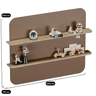 Полка навесная L122