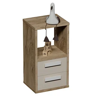 Cтеллаж сквозной книжный  с ящиками E802