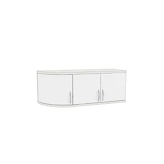 Антресоль радиусная P463.1 L/R