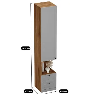 Шкаф для спальни с нишей с подсветкой A221.40