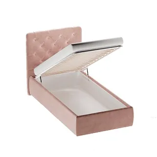 Кровать односпальная мягкая MIRA с подъемным механизмом, 90x190