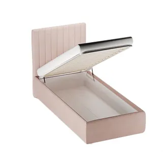 Кровать односпальная мягкая ASTI  с подъемным механизмом, 90x200