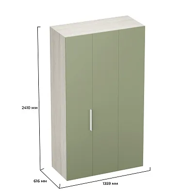 Шкаф со складными дверьми и фальш панелью LG206 L/R