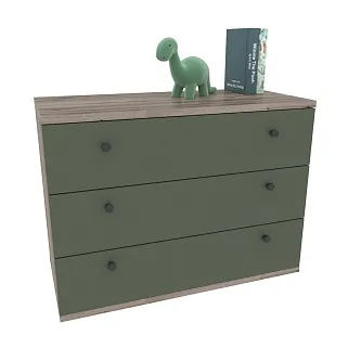 Комод прямой 3 ящика P733