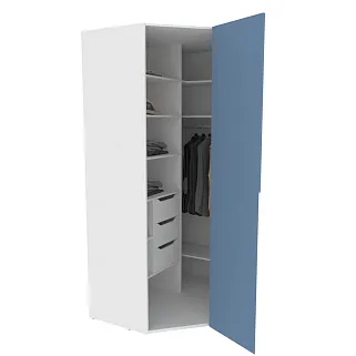 Шкаф угловой, фасады в эмали LE209.60 L/R