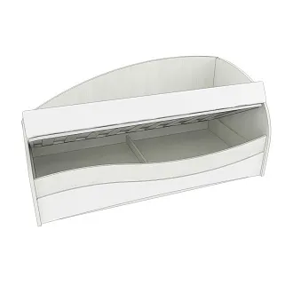 Кровать односпальная P901 с подъемным механизмом, 90x190