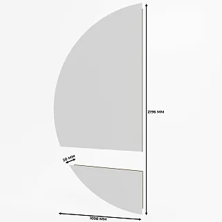 Зеркало L168 с подсветкой L/R