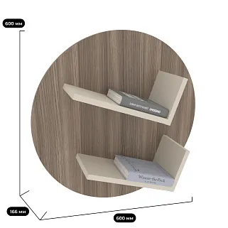 Полка навесная L128