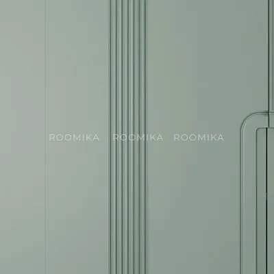 Шкаф 2 дверный, фрезерованные фасады в эмали LE210.60-1