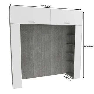 Ниша для кровати с секциями LG-407.60