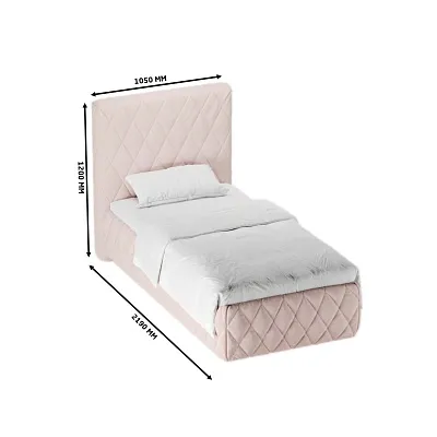 Кровать односпальная мягкая SIENA  с подъемным механизмом, 90x200