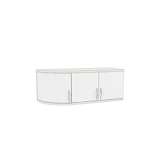 Антресоль радиусная P463.1 L/R