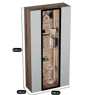 Шкаф-витрина с подсветкой R252