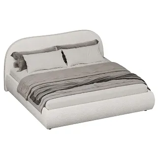 Кровать двуспальная мягкая DREAM с подъемным механизмом, 200x200