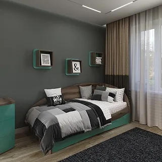 Кровать односпальная P901 с подъемным механизмом, 90x190