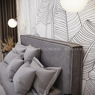 Кровать двуспальная мягкая OSTIN  с подъемным механизмом, 160x200