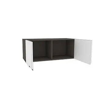 Антресоль широкая на 1000мм, фасады в эмали LE-461.2