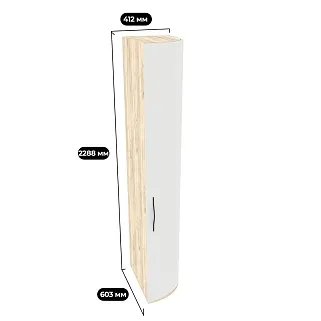 Шкаф завершающий с дверью P232.3 L/R