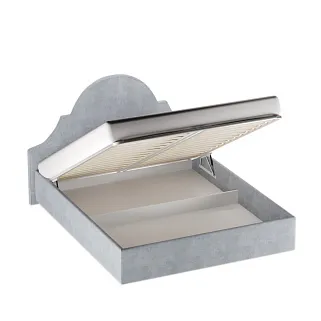 Кровать двуспальная мягкая LUCIYA с подъемным механизмом, 160x200