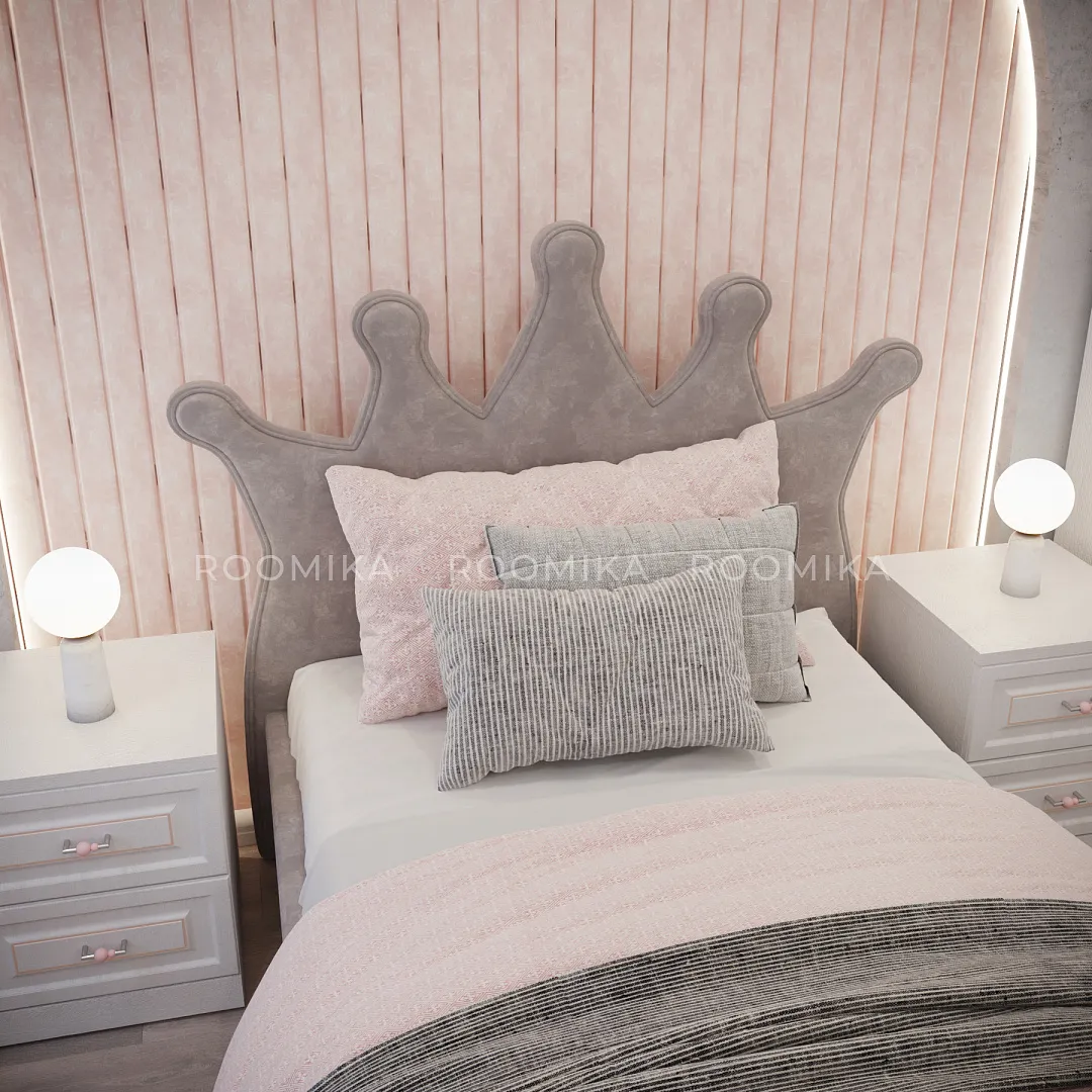 Кровать мягкая QUEEN с подъемным механизмом, 120x200