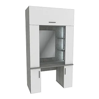 Стол туалетный с секцией и зеркалом с подсветкой  LG404.60