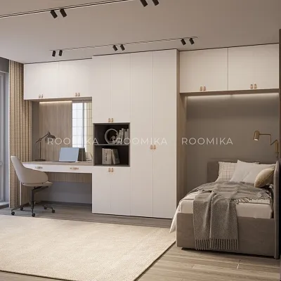 Шкаф двухдверный со штангой L243.60