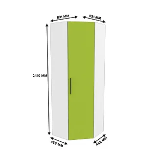Шкаф угловой равносторонний L218.1