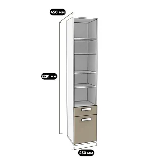 Cтеллаж книжный E222