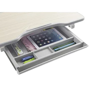 Комплект парта + стул трансформеры Sorriso Grey + лампа + подставка