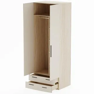 Шкаф двустворчатый с ящиками L211.60