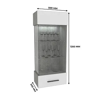 Шкаф навесной с подсветкой LG360 L/R