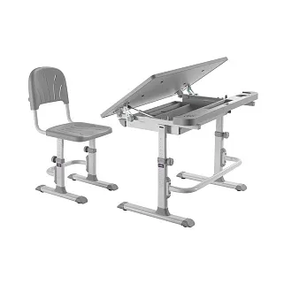 Комплект парта + стул трансформеры DISA GREY