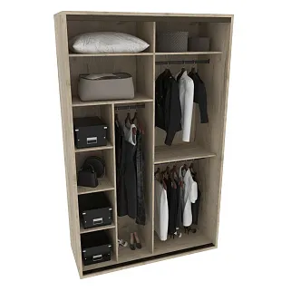 Шкаф-купе ХG150.60-3, профиль INTEGRO, фасад МДФ