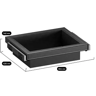 ALPHALUX Aiden Выдвижная корзина в базу 600 мм, ALF0802.564.43