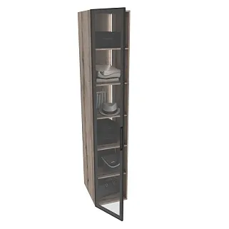 Шкаф для спальни с полками с подсветкой R220.60-4.1