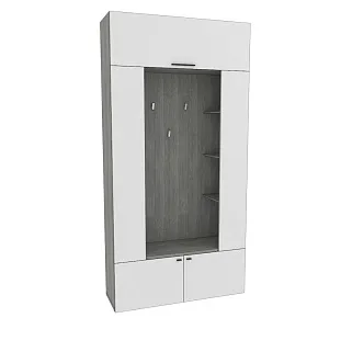 Секция под крючки с полками LG418 L/R