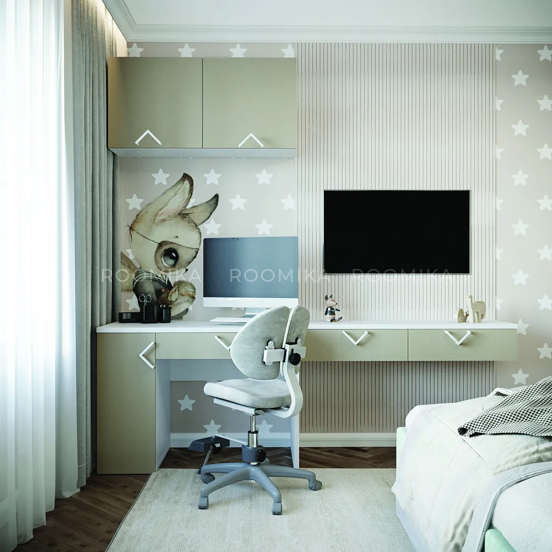 Cтол письменный с тумбой L717 L/R