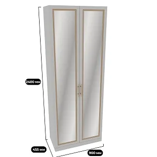 Шкаф двухдверный с зеркалом А210.44-4Z