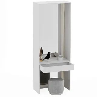 Ниша с ящиком, зеркалом и подсветкой для спальни R270.45